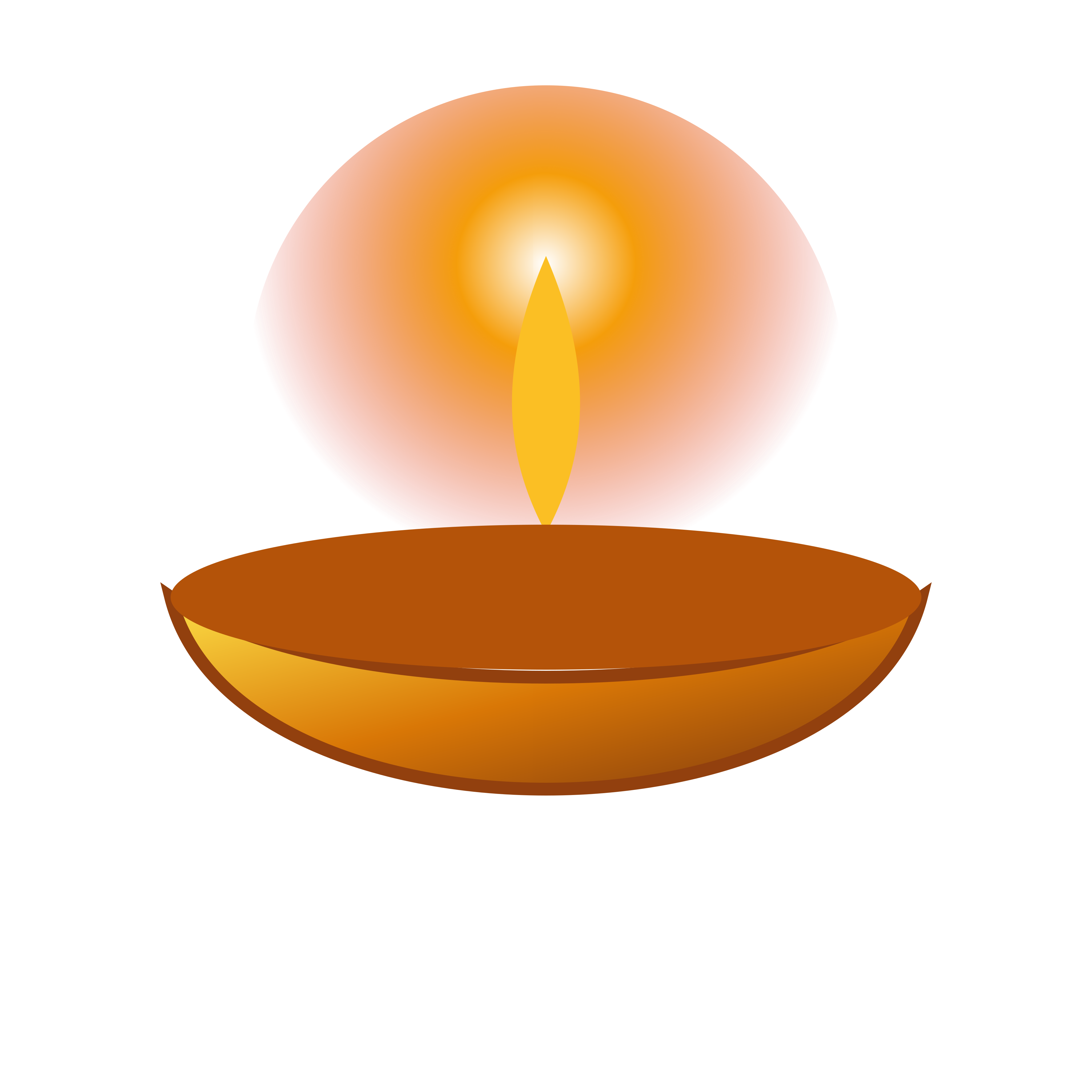 3D Festive Diya Oil Lamp